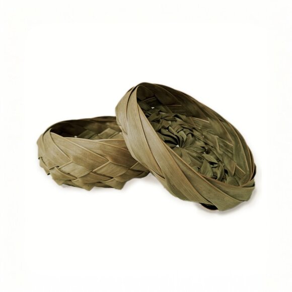 Hand -Woven Grass Basket | Bowls (Set of Two) - Picture 1 of 2